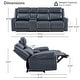 preview thumbnail 66 of 85, Leo Power Wall Hugger Reclining Sofa with Multi-Function Console