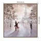 preview thumbnail 5 of 11, Only Us Paris by Isabella Karolewicz Framed Canvas Wall Art Print - Sylvie Beaded Gold 30 x 30 in