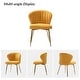 preview thumbnail 31 of 89, Aruna Accent Chair with Metal Legs 20''W X 19.5 ''D X 29''H by HULALA HOME