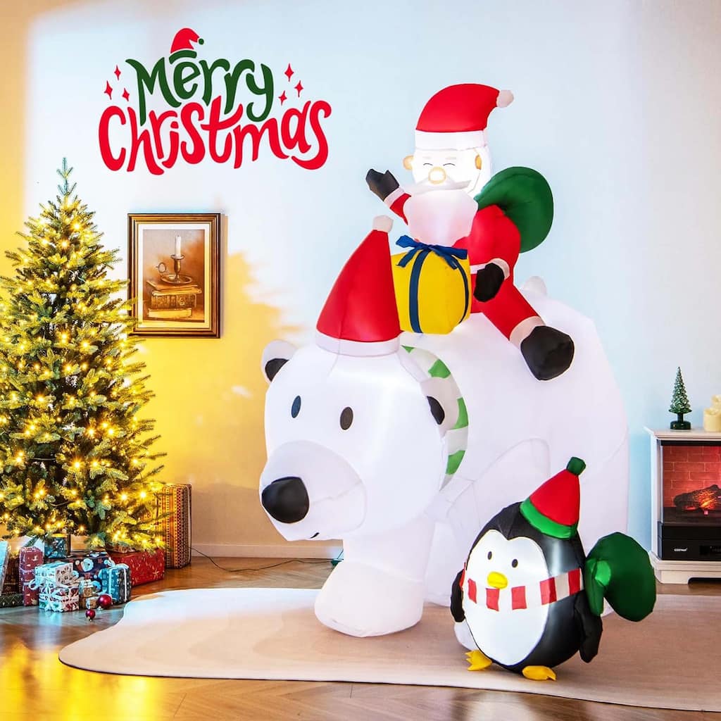 Christmas Inflatables Outdoor Indoor Blow Up Christmas Decoration - Multicolor