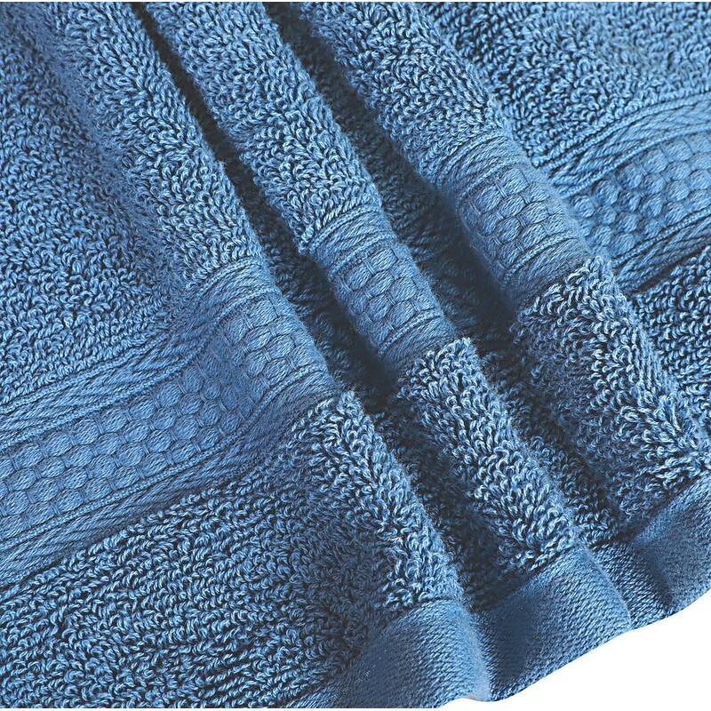 A1HC Wash Cloth Set, 500 GSM 100% Ring Spun Cotton, Oeko-Tex Green Certified, Zero Twist, Quick Dry & Highly Absorbent