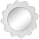preview thumbnail 1 of 6, Uttermost Sea Coral White Round Mirror - 33.625"W x 33.625"H x 2.5"D