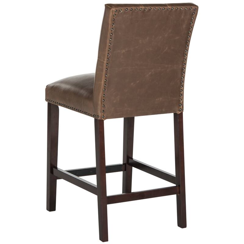 SAFAVIEH Lisel -27.5 Inch Counter Stool (Set of 2) - 19Wx23Dx40H