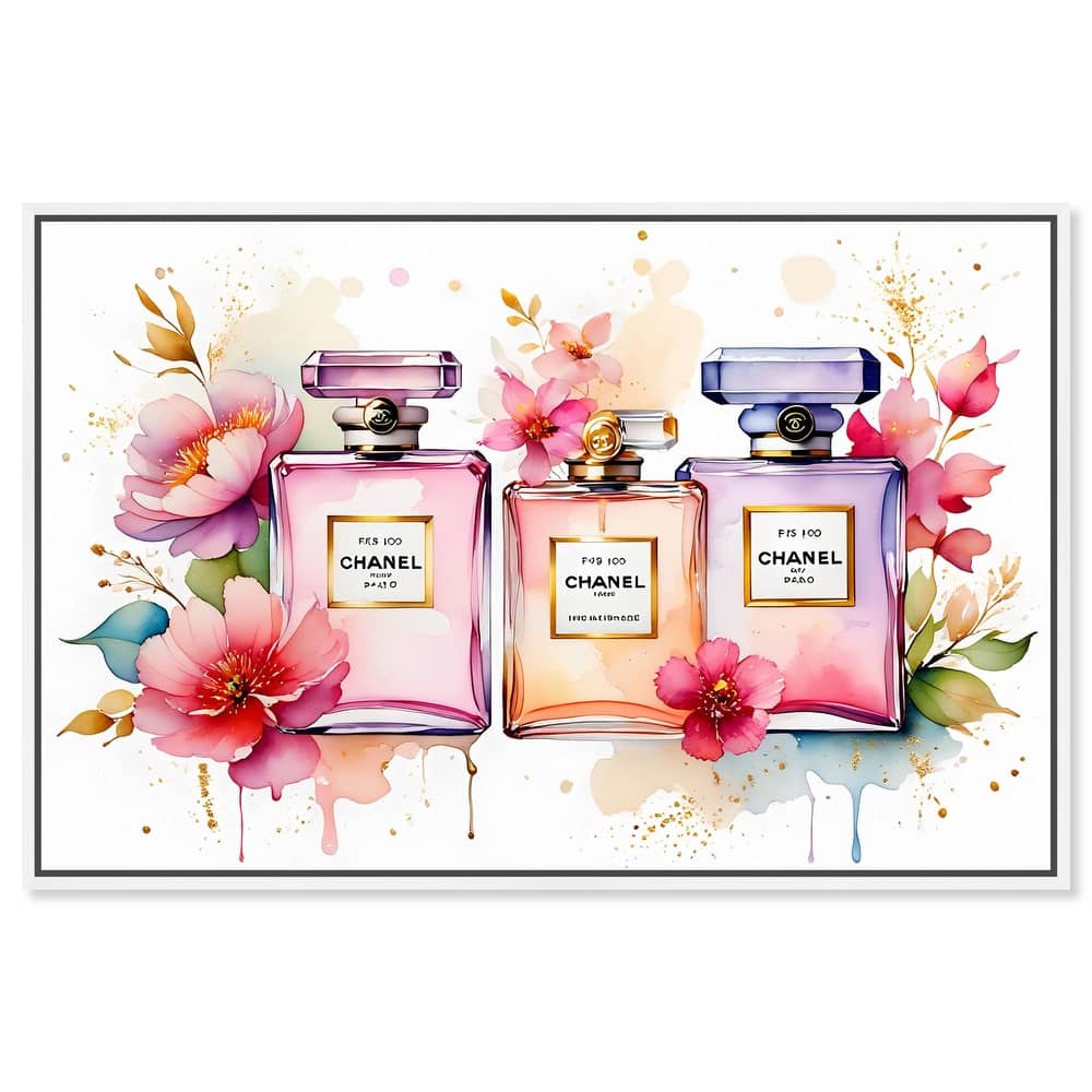 Floral Fragrance Canvas by Art Remedy