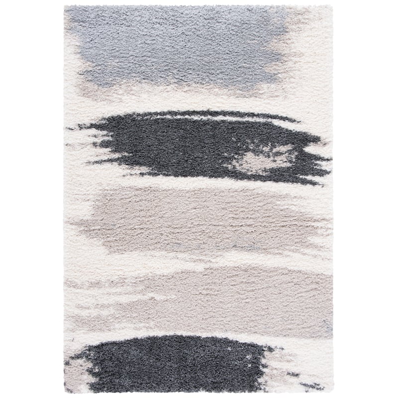SAFAVIEH Fontana Shag Anushya Rug - 2' x 3' - Grey/Ivory