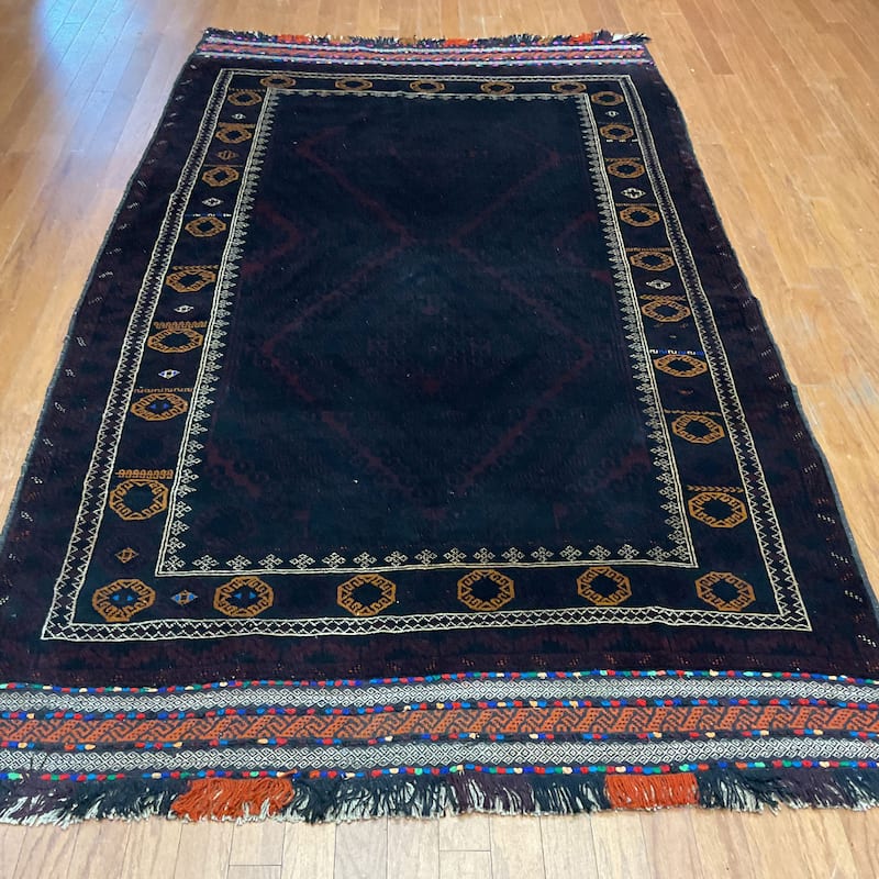HERAT ORIENTAL Handmade Balouchi Wool Rug - 5'6" x 9'5"