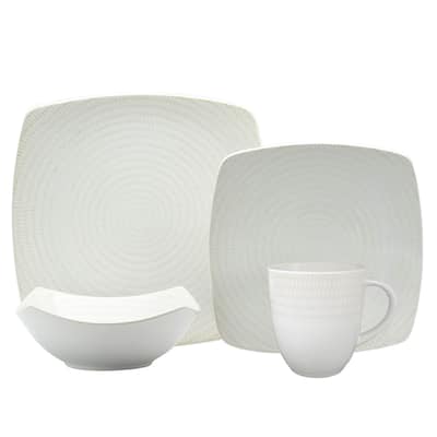Red Vanilla White Rice 16-piece Dinnerware Set (Service for 4)