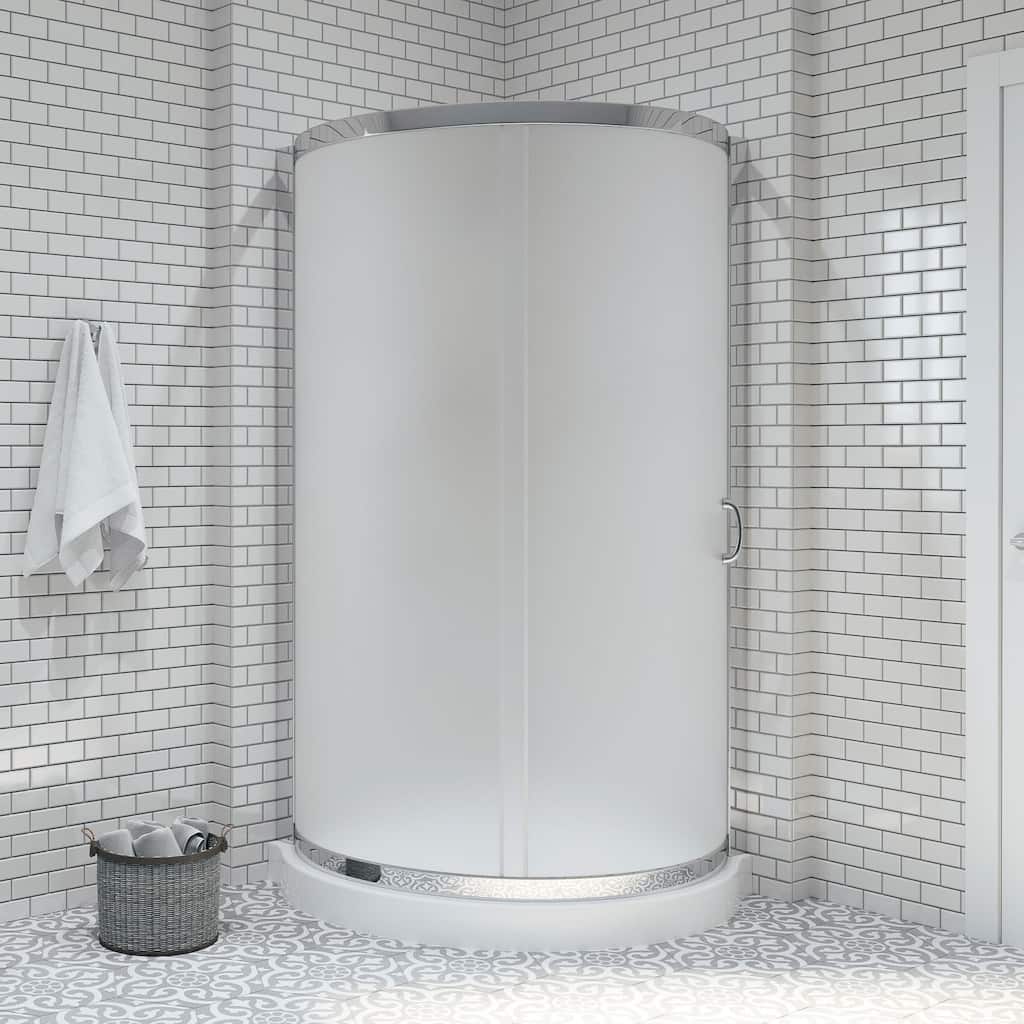 Ove Decors 15SKC-BRF340 Breeze 77" High x 40-1/16" Wide Sliding Framed