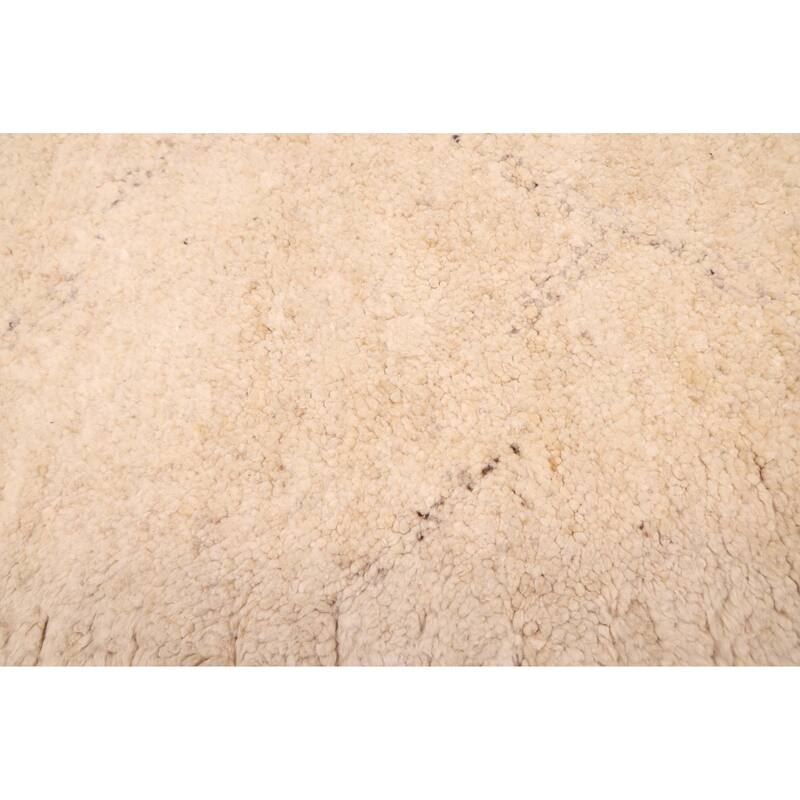 ECARPETGALLERY Hand-knotted Looma Ivory Wool Rug - 8'10 x 10'0