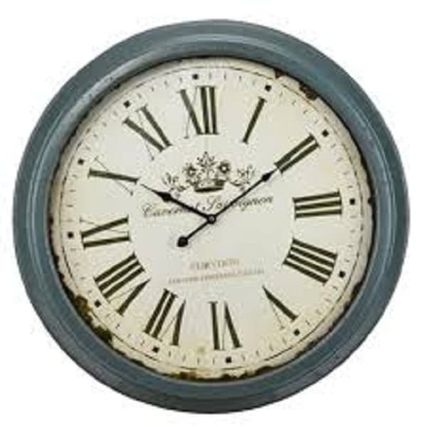 26” Antique Crowne Wall Clock - N/A