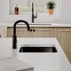 preview thumbnail 18 of 75, Karran Undermount Quartz Bar Single Bowl Sink