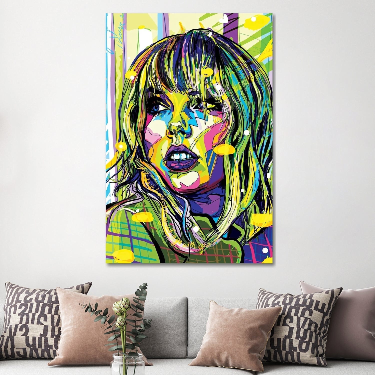 iCanvas Taylor Swift by Only Steph Creations Canvas Print - On Sale - Bed  Bath & Beyond - 34261551