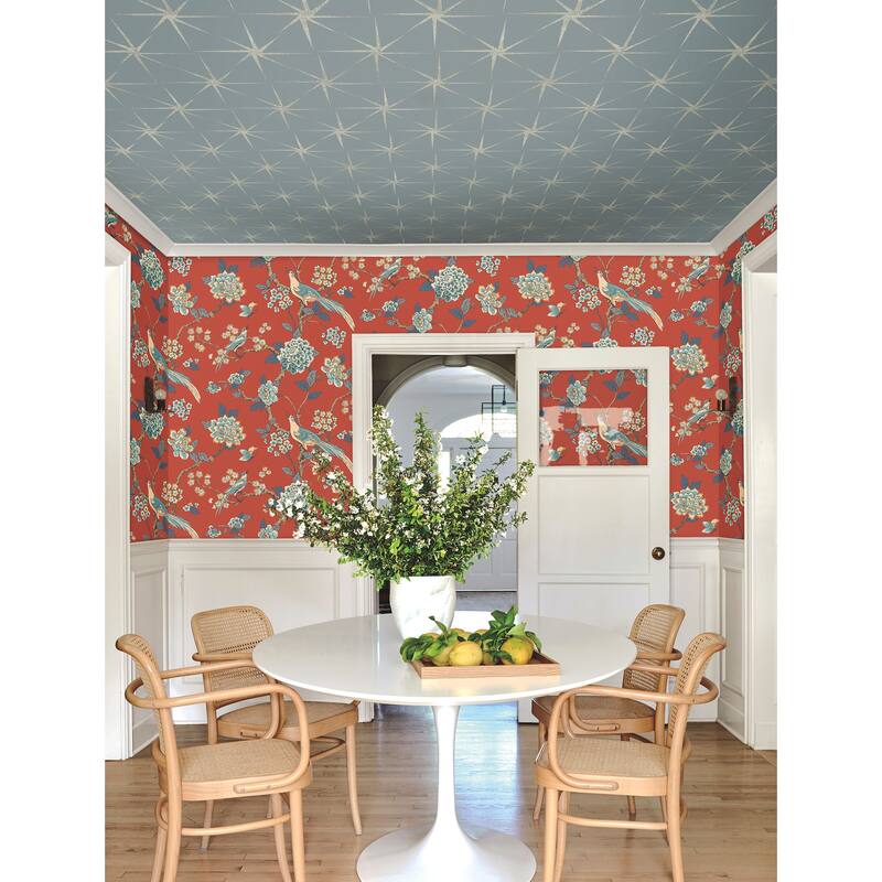 York Wallcoverings Evening Star Blue Wallpaper