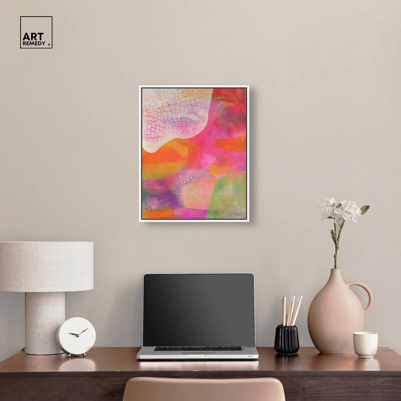 Garnet Gleam III Canvas by Art Remedy