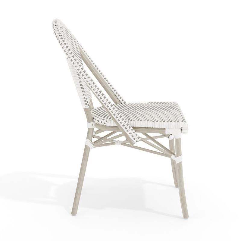Martha Stewart All-Weather Stackable Patio Bistro Dining Chair - 19"W x 21.75"D x 35"H