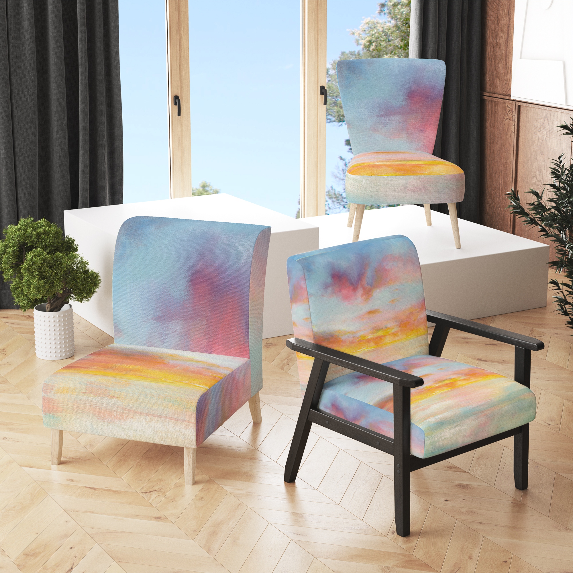 Pastel hotsell pink chair