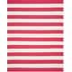 preview thumbnail 56 of 148, SAFAVIEH Handmade Montauk Caspian Stripe Cotton Flatweave Rug 9' x 12' - Red/Ivory