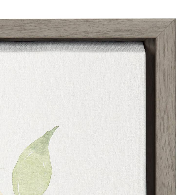 Kate and Laurel Sylvie Orange Citrus Framed Canvas by Patricia Shaw