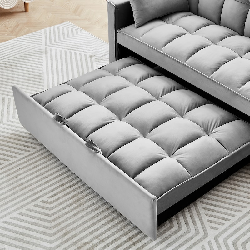 Velvet Sleeper Sofa Bed