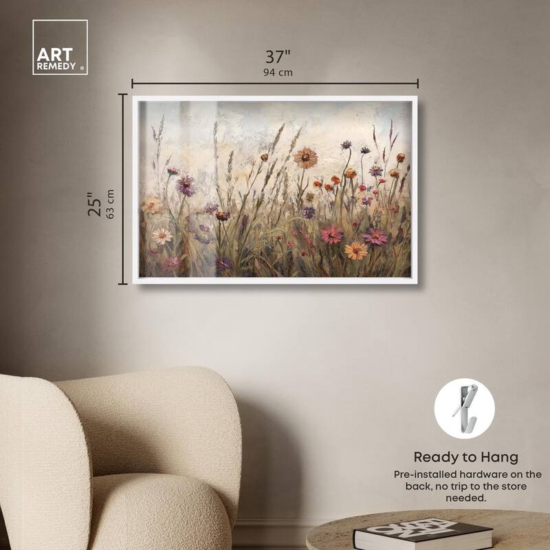 Vintage Blooms II Shadowbox by Art Remedy
