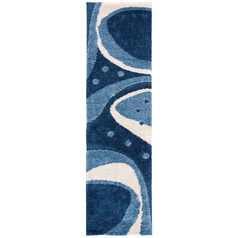 SAFAVIEH Florida Shag Wakaba Abstract 1.2-inch Thick Rug