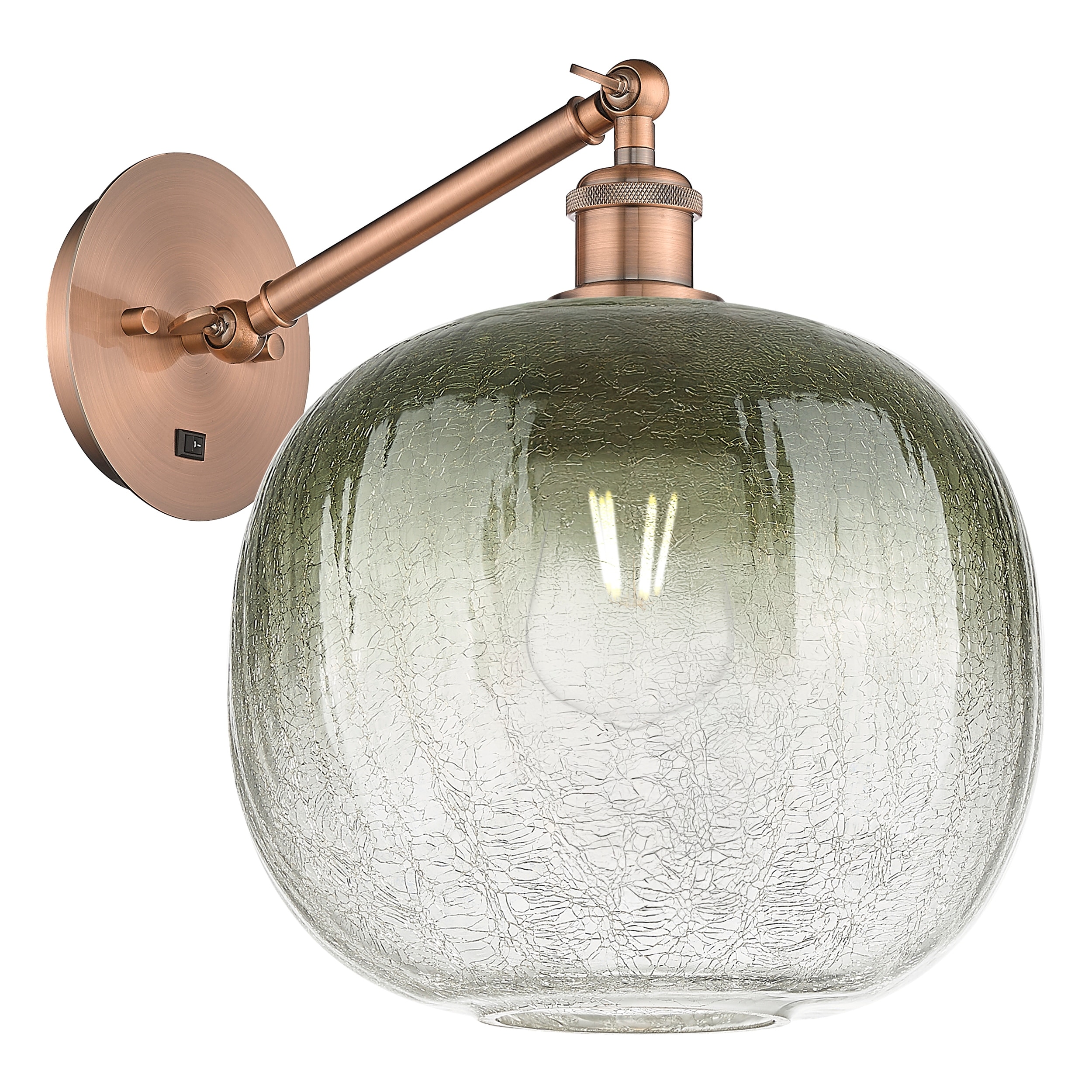Innovations Lighting Endless Possibilities Ballston - Brookhaven Sphere - 1 Light 11" Adjustable Sconce