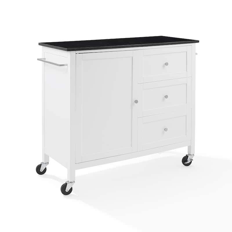 Crosley Soren Granite Top Kitchen Island/Cart - 18.13"d x 42.13"w x 37.5"h