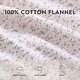 preview thumbnail 93 of 92, Laura Ashley Printed Cotton Flannel Sheet Set