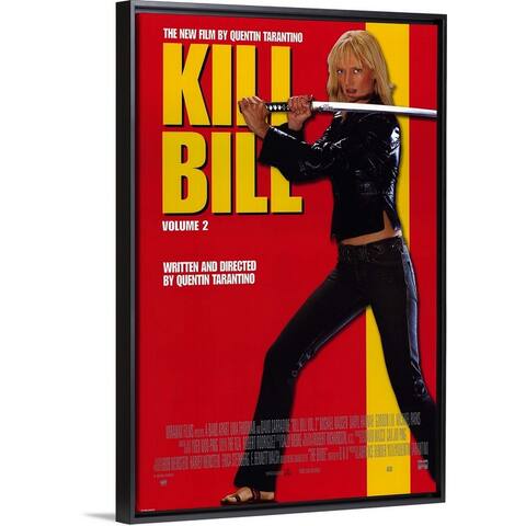 "Kill Bill, Vol. 2 (2004)" Black Float Frame Canvas Art