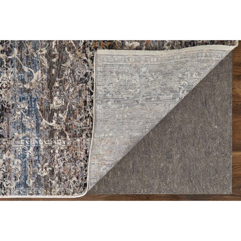 Grand Bazaar Ennis Machine Made Distressed Transitional Area Rug