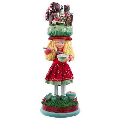 Kurt Adler 15.5-Hollywood Goldilocks Nutcracker - Multicolored