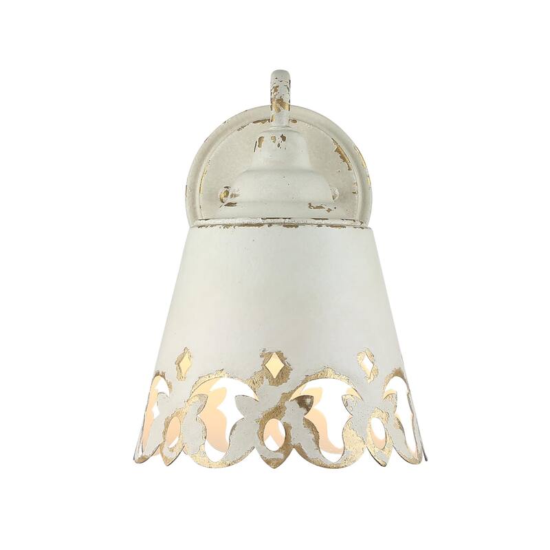 Wry Lighting Eloise 1-light Vanity in Antique Ivory