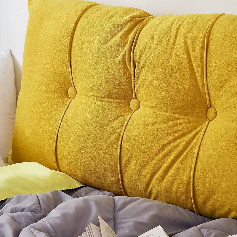 Rainha® Plush Tufted College Headboard by DormCo