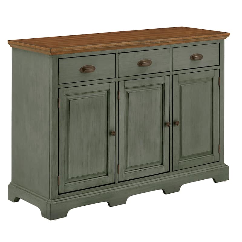 Eleanor Wood Cabinet Buffet Server by iNSPIRE Q Classic - Antique Sage Green