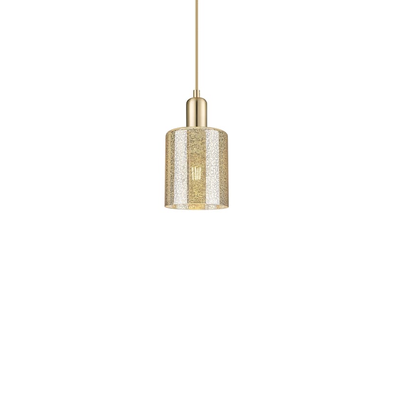 Innovations Lighting 716-1P-10-5 Cobbleskill Pendant Cobbleskill 5" - Champagne Bronze / Mercury