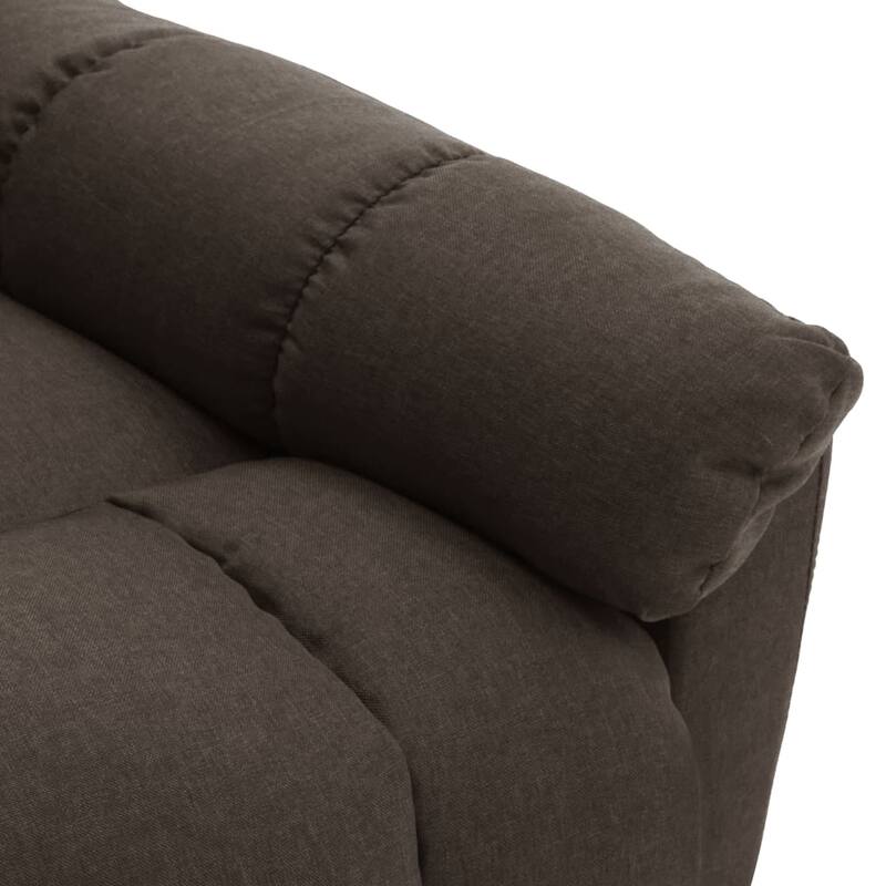 vidaXL Massage Recliner Electric Massaging Recliner Chair for Elderly Fabric - 28.1" x 38" x 39.6"