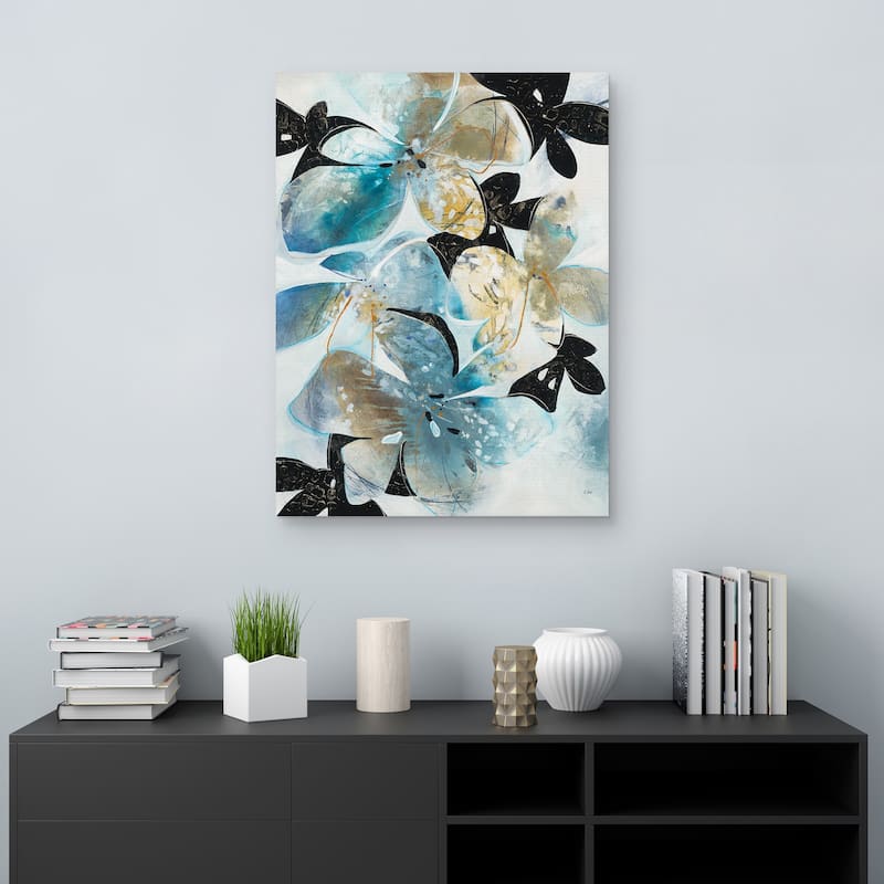 Jazzy Petals by K. Nari Canvas Art Print