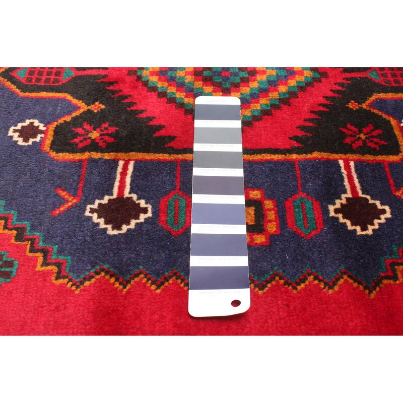 ECARPETGALLERY Hand-knotted Teimani Dark Navy Wool Rug - 2'11 x 5'0