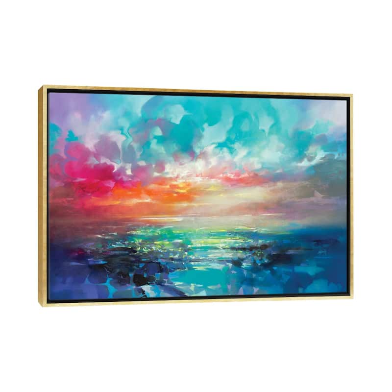 iCanvas "Skye Colour Spectrum" by Scott Naismith Framed Canvas Print - Gold - 26x40