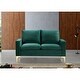 preview thumbnail 21 of 28, Buchholz 2 Piece Velvet Living Room Set