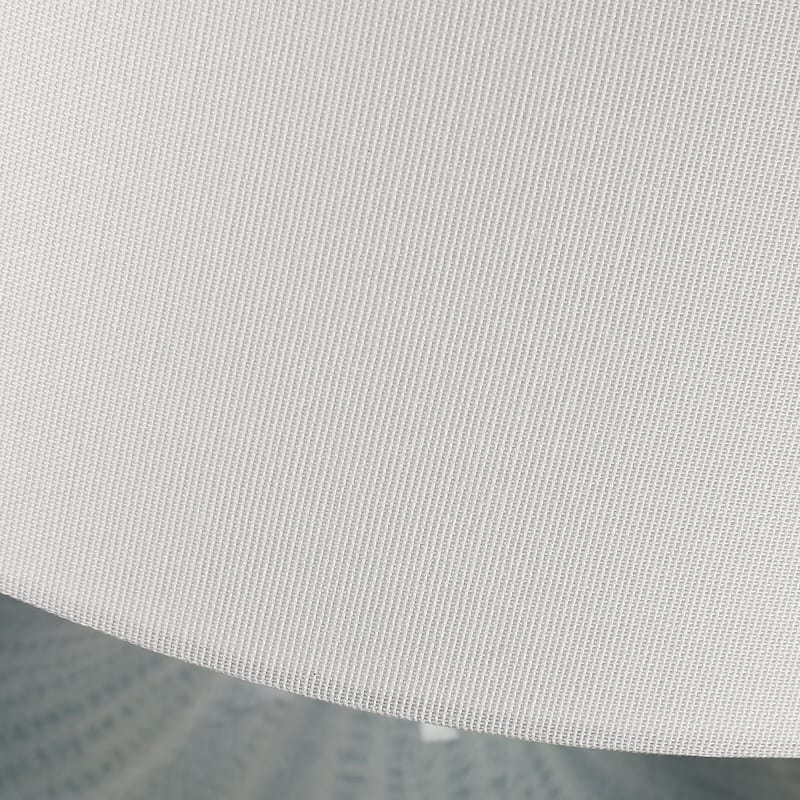 Ebern 3-Way Blue Ceramic Table Lamp with White Shade - 21 in. H