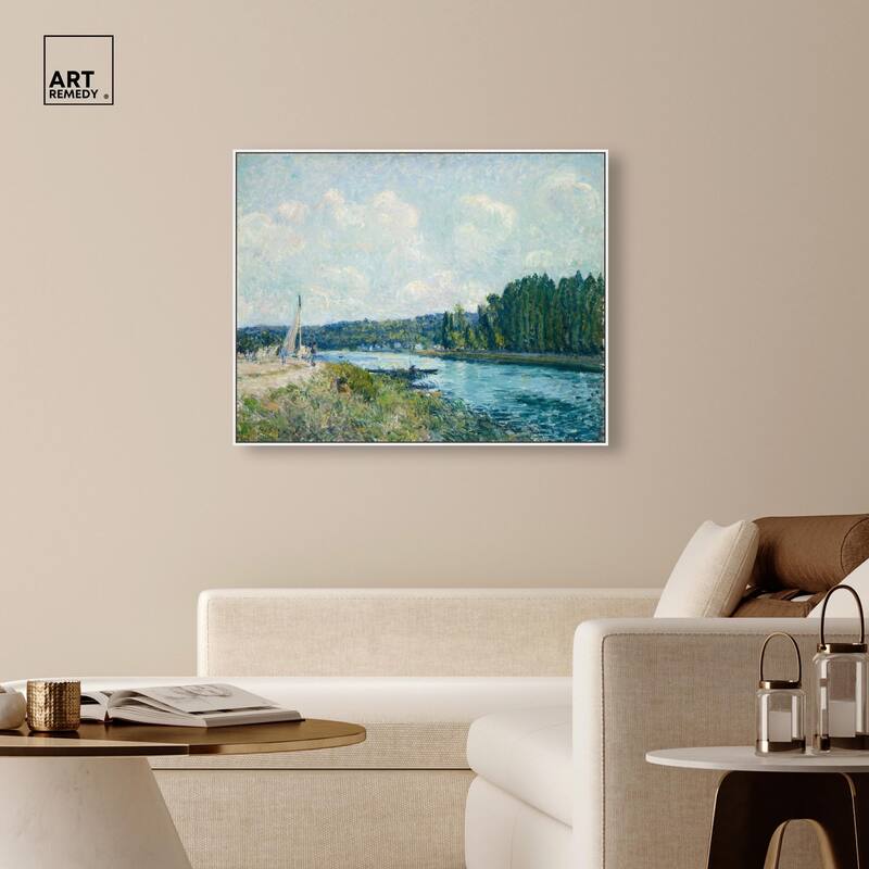 Sisley Banks of the Oise Canvas by Art Remedy