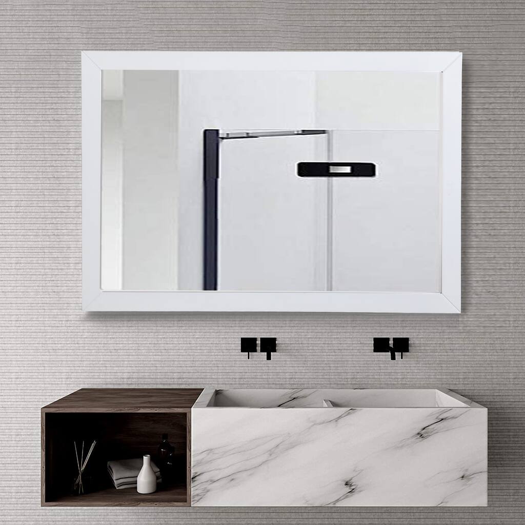 Proox 31.5"H x47.24"W Rectangle Wall Mirror Bathroom Decorative Hanging Mirror