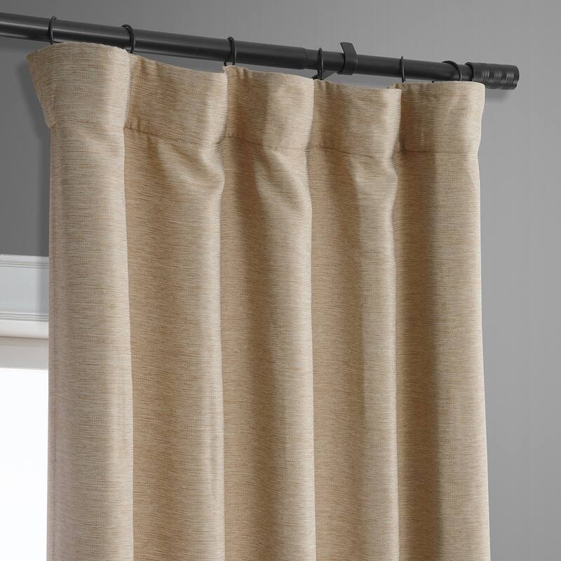 Exclusive Fabrics Bellino 63 In Room Darkening Curtain (1 Panel) - 50 x 63