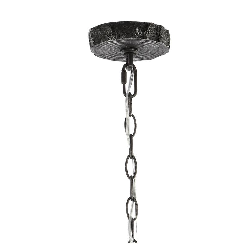 Apollo Adjustable Resin Antler 5-Light LED Chandelier, by JONATHAN Y - 30"