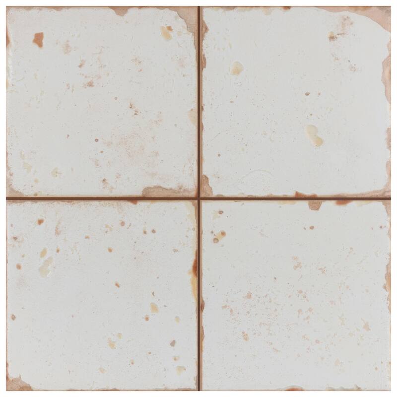 Merola Tile Artisan Blanco 13" x 13" Ceramic Floor and Wall Tile