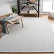 preview thumbnail 5 of 191, SAFAVIEH Handmade Abstract Lottie Modern Wool Rug 4' Square - Light Grey/Ivory