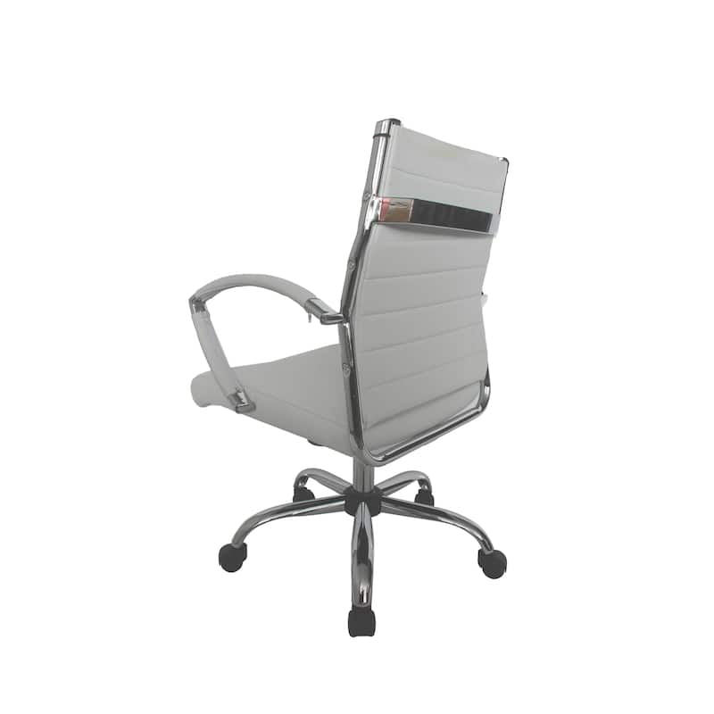 Corrigan Modern Tufted Deep Seat Faux Leather Office Chair by Furniture of America