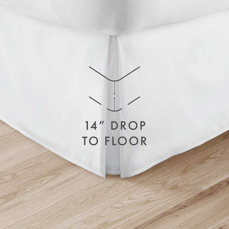 Becky Cameron Pleated 14-inch Drop Bed Skirt