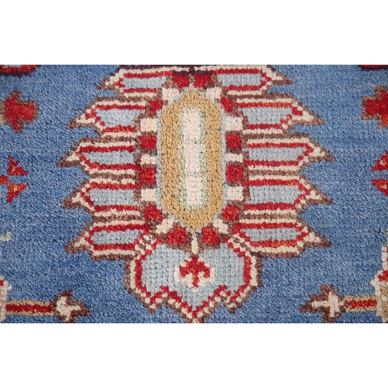Blue Oushak Oriental Area Rug Wool Carpet - 7'10"x 9'10"
